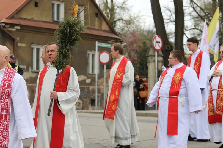 Niedziela Palmowa młodych w bielskiej katedrze - 2017