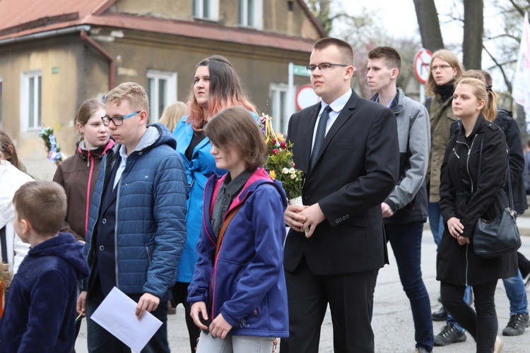 Niedziela Palmowa młodych w bielskiej katedrze - 2017