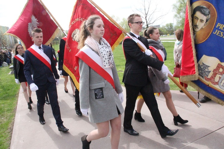 Uroczystości w Alei Dębów Katyńskich