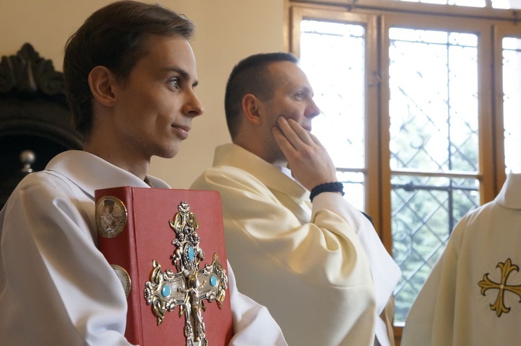 Liturgia Wielkiego Czwartku w parafii NSPJ w Nowym Targu