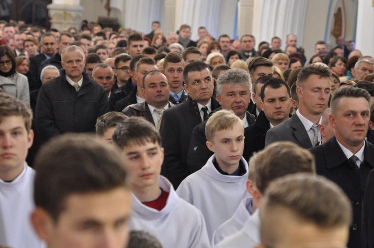 Bierzmowanie w Ciężkowicach