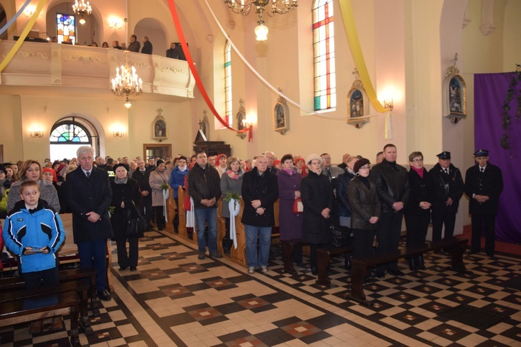 Powitanie ikony MB Częstochowskiej w Kaszewach Kościelnych