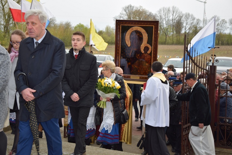 Powitanie ikony MB Częstochowskiej w Kaszewach Kościelnych