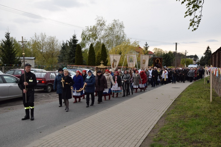 Powitanie ikony MB Częstochowskiej w Kaszewach Kościelnych