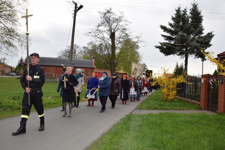 Powitanie ikony MB Częstochowskiej w Kaszewach Kościelnych