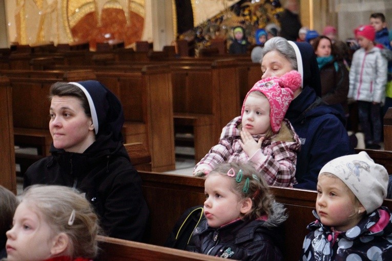 Pielgrzymka przedszkolaków do sanktuarium św. Jana Pawła II - 19 kwietnia 2017