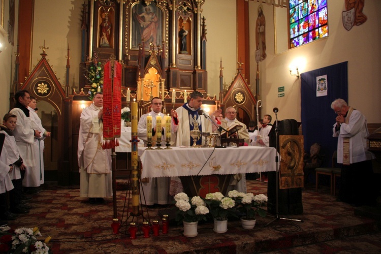 Powitanie ikony MB Częstochowskiej w Strzegocinie