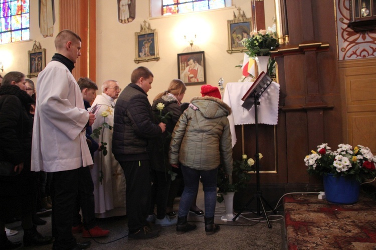 Powitanie ikony MB Częstochowskiej w Strzegocinie