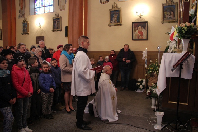 Powitanie ikony MB Częstochowskiej w Strzegocinie