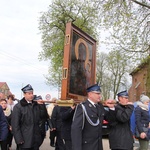 Powitanie ikony MB Częstochowskiej w Strzegocinie