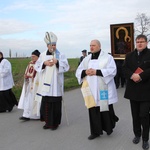 Powitanie ikony MB Częstochowskiej w Strzegocinie