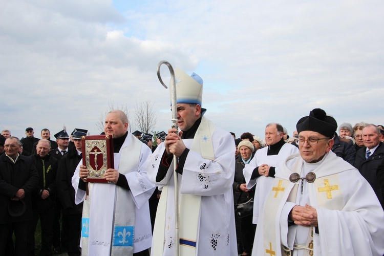 Powitanie ikony MB Częstochowskiej w Strzegocinie