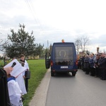 Powitanie ikony MB Częstochowskiej w Strzegocinie