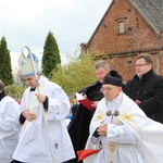 Powitanie ikony MB Częstochowskiej w Strzegocinie