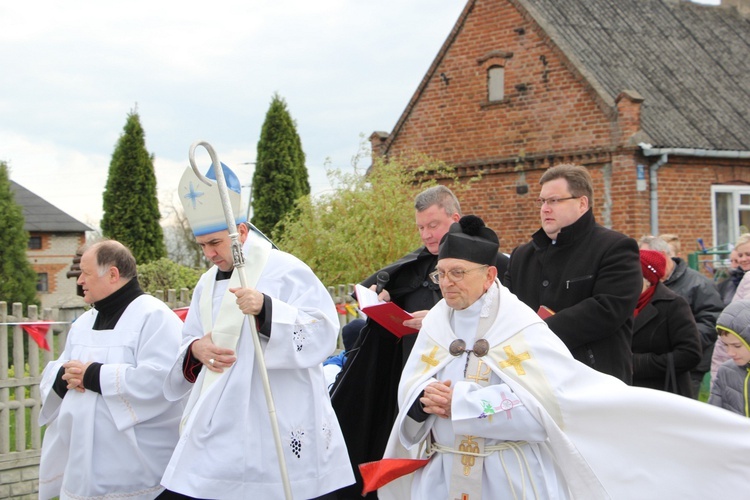 Powitanie ikony MB Częstochowskiej w Strzegocinie