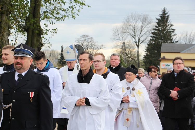 Powitanie ikony MB Częstochowskiej w Strzegocinie