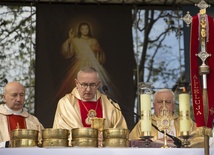 Jan Paweł II na Warszawskich Łagiewnikach