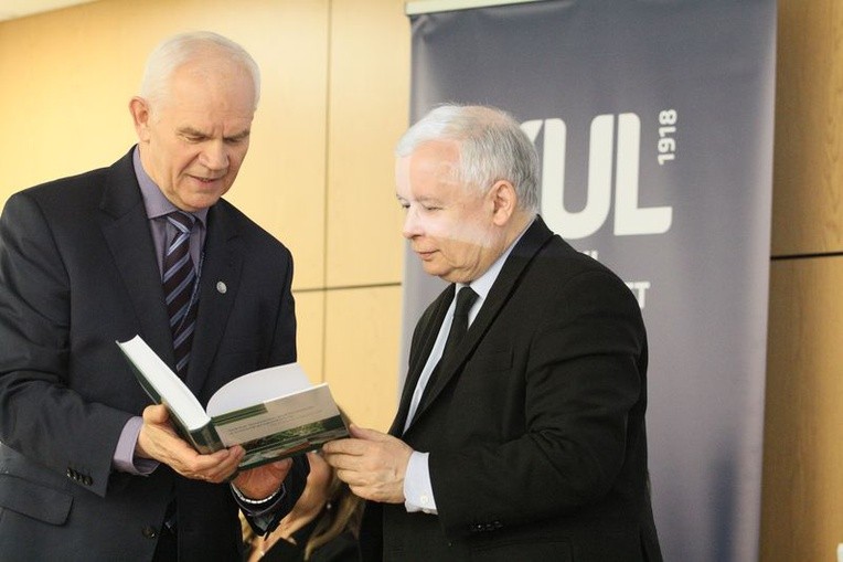 Jarosław Kaczyński na KUL 