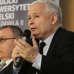 Jarosław Kaczyński na KUL 