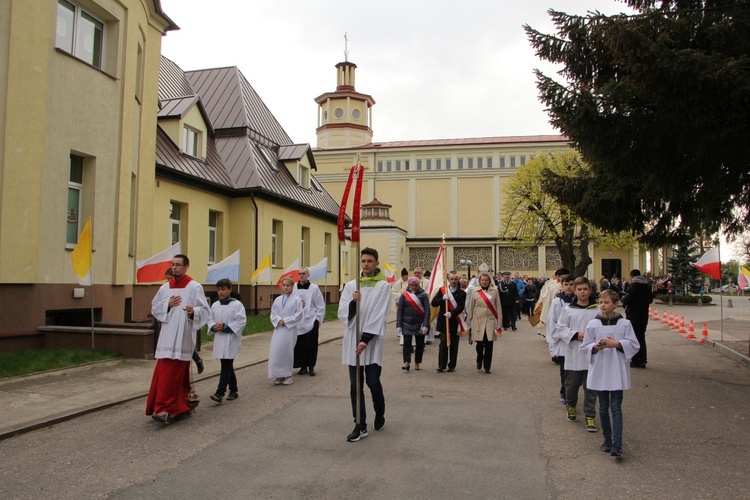 Powitanie ikony MB Częstochowskiej w Kutnie-Woźniakowie