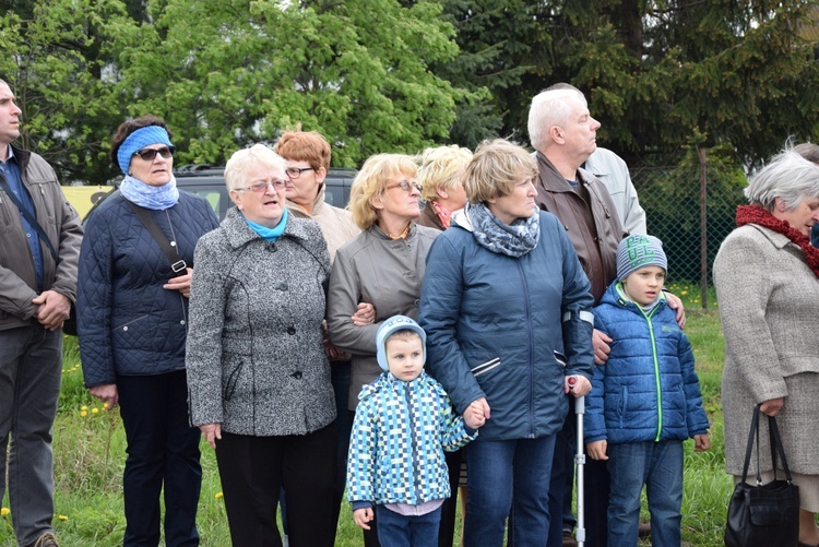 Powitanie ikony MB Częstochowskiej w parafii św. Jadwigi w Kutnie