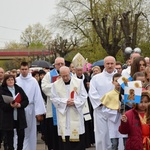 Powitanie ikony MB Częstochowskiej w parafii Błogosławionych Męczenników Kutnowskich