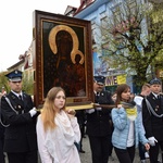 Powitanie ikony MB Częstochowskiej w parafii św. Wawrzyńca w Kutnie