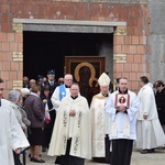 Powitanie ikony MB Częstochowskiej w parafii św. Wawrzyńca w Kutnie