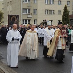 Powitanie ikony MB Częstochowskiej w parafii św. Jana Chrzciciela w Kutnie