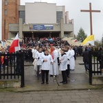 Powitanie ikony MB Częstochowskiej w parafii św. Jana Chrzciciela w Kutnie