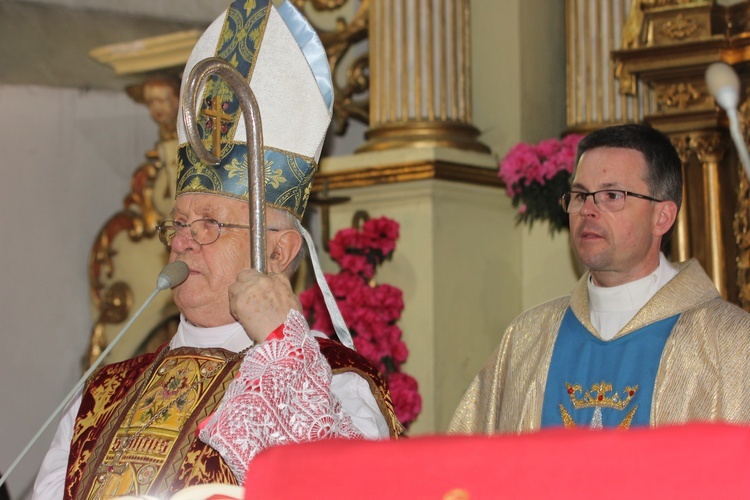 Powitanie ikony MB Częstochowskiej w Łaniętach