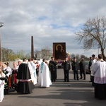 Powitanie ikony MB Częstochowskiej w Łaniętach