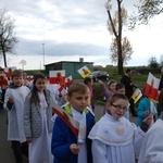 Powitanie ikony MB Częstochowskiej w Łaniętach