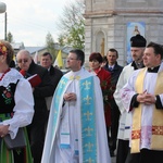 Powitanie ikony MB Częstochowskiej w Łaniętach