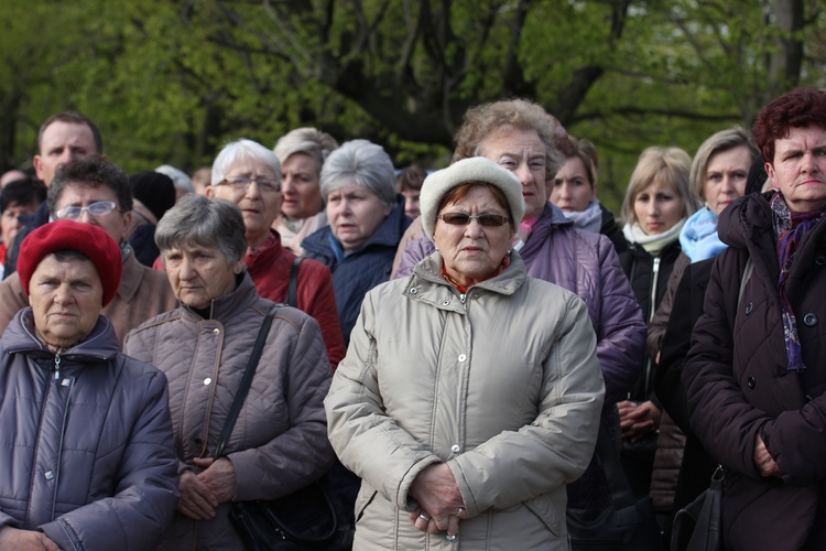 Powitanie ikony MB Częstochowskiej w Łaniętach