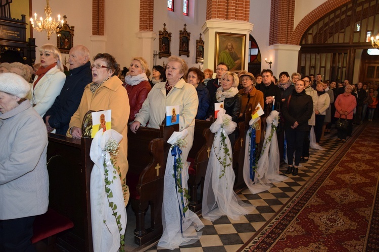 Powitanie ikony MB Częstochowskiej w Strzelcach