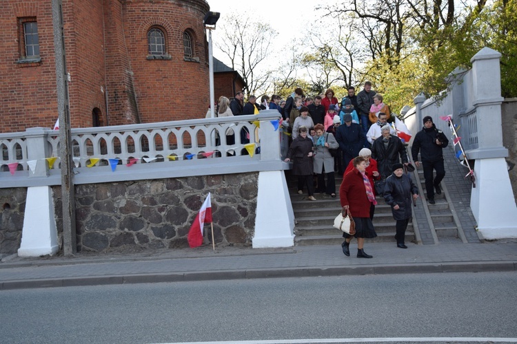 Powitanie ikony MB Częstochowskiej w Strzelcach