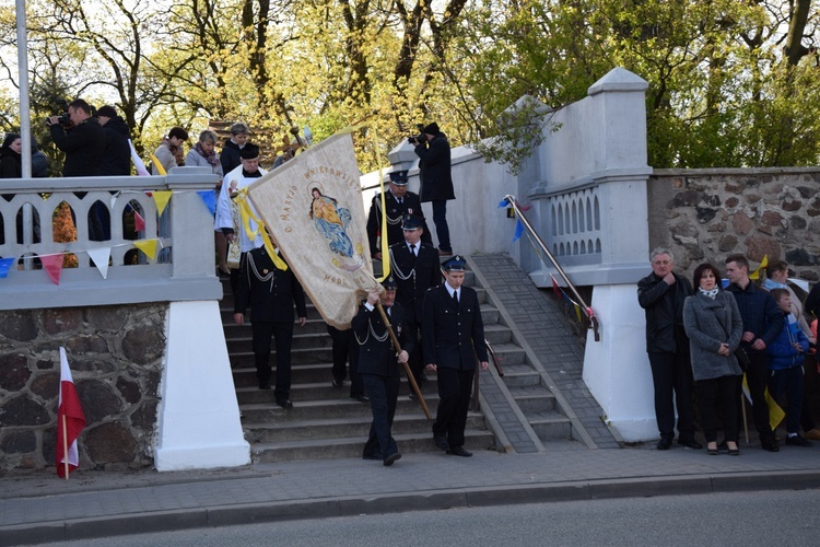 Powitanie ikony MB Częstochowskiej w Strzelcach