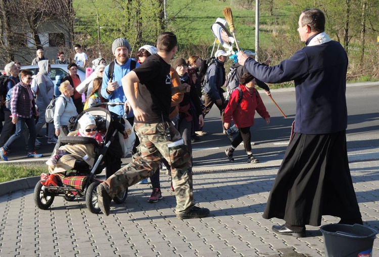 Powitanie pielgrzymów w Wysokiej 2017