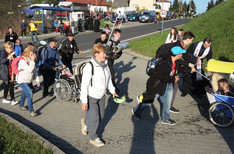 Powitanie pielgrzymów w Wysokiej 2017