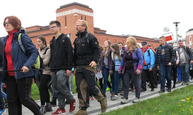 Pielgrzymi w Centrum Jana Pawła II