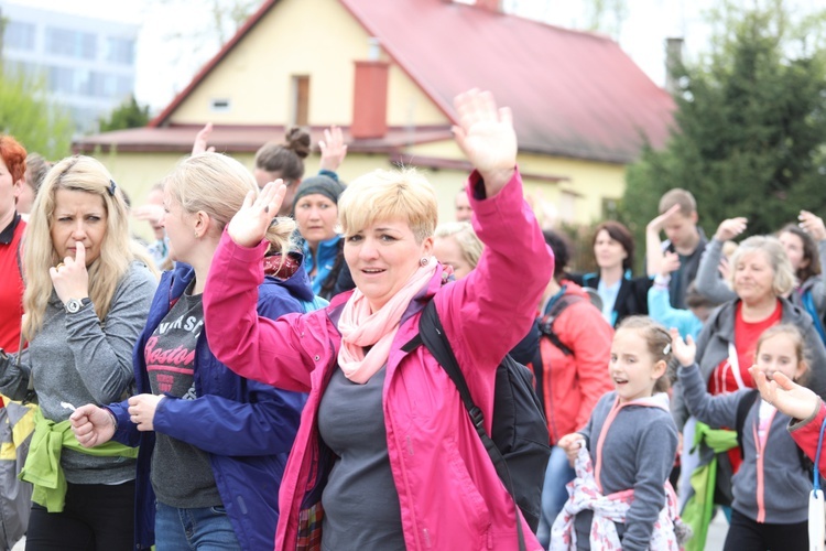 5. pielgrzymka diecezjalna z Hałcnowa wkracza do Łagiewnik