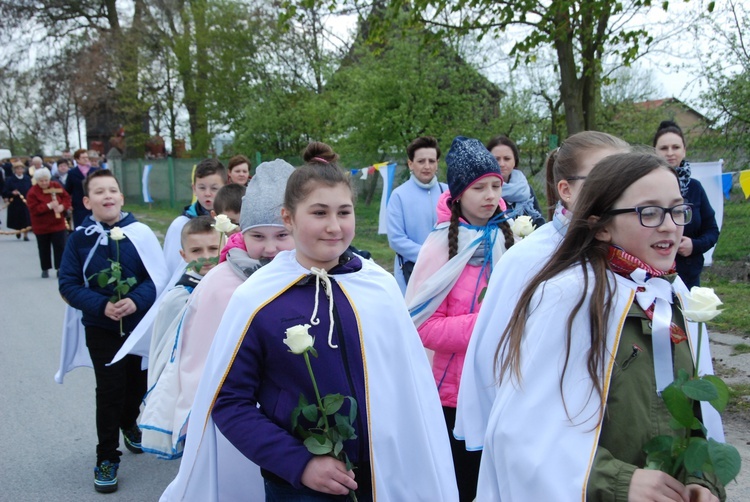 Powitanie ikony MB Częstochowskiej w Nowem