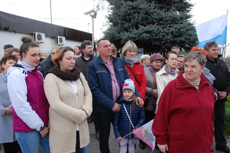 Powitanie ikony MB Częstochowskiej w Nowem