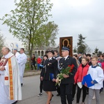 Powitanie ikony MB Częstochowskiej w Nowem