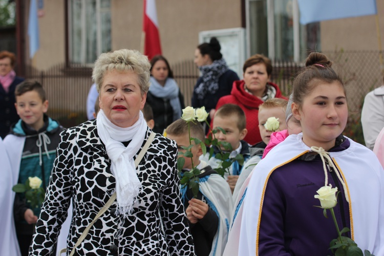 Powitanie ikony MB Częstochowskiej w Nowem