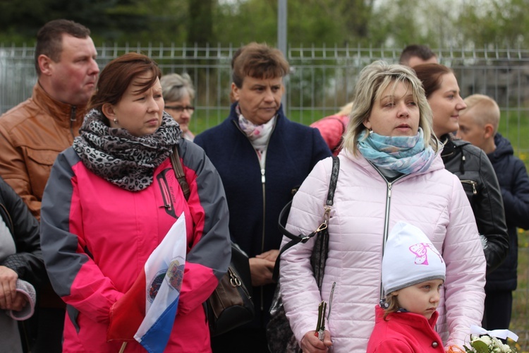 Powitanie ikony MB Częstochowskiej w Nowem