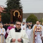 Powitanie ikony MB Częstochowskiej w Nowem