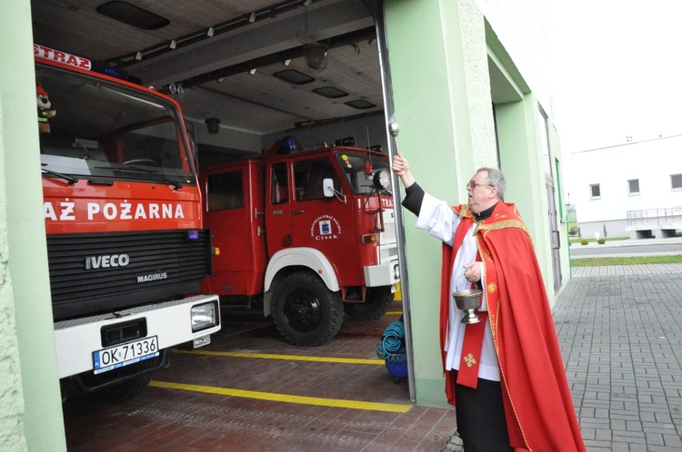 Strażacy świętują Floriana w Cisku