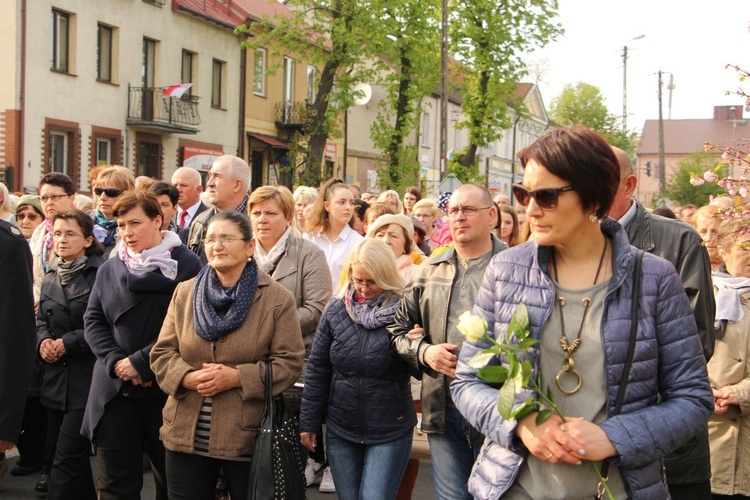 Powitanie ikony MB Częstochowskiej w Krośniewicach